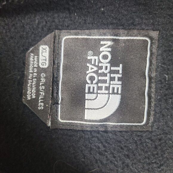 The North Face Polartec Girls X- Large  Black‎ Full Zip Fleece Jacket - Picture 6 of 7